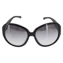 CHANEL Sunglasses plastic Black CC Auth bs32166-2