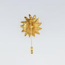 CHANEL Brooch metal Gold Tone CC Auth bs32169-3