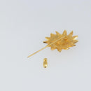 CHANEL Brooch metal Gold Tone CC Auth bs32169-4