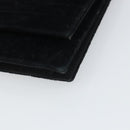 CHANEL Mademoiselle Chain Shoulder Bag Velor Black Gold CC Auth bs32175-14