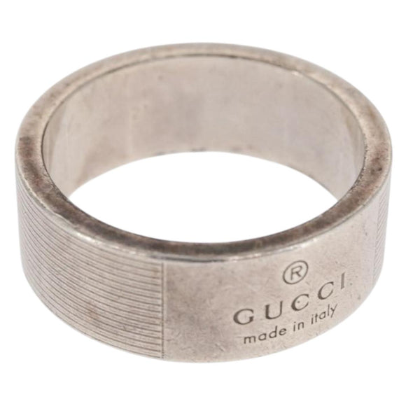 GUCCI Ring Ag925 Silver #4(JP Size) Auth bs32176