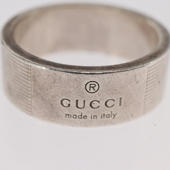 GUCCI Ring Ag925 Silver #4(JP Size) Auth bs32176