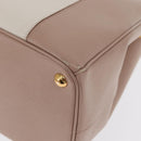 PRADA Galleria Hand Bag Safiano leather Pink Gold Auth bs32179-15