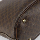 CELINE Macadam Canvas Tragetasche PVC Leder Braun Gold Auth bs32180-18