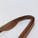 CELINE Macadam Canvas Tragetasche PVC Leder Braun Gold Auth bs32180-8