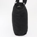 PRADA Tote Bag Nylon Black Silver Auth bs32184-4