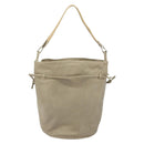 BOTTEGA VENETA Shoulder Bag Leather Beige Auth bs32186-2
