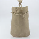BOTTEGA VENETA Shoulder Bag Leather Beige Auth bs32186-4