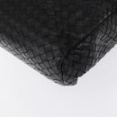 BOTTEGA VENETA INTRECCIATO Business Bag Leather Black 113095 Auth bs32187-11