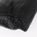 BOTTEGA VENETA INTRECCIATO Business Bag Leather Black 113095 Auth bs32187-12
