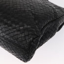 BOTTEGA VENETA INTRECCIATO Business Bag Leather Black 113095 Auth bs32187-13