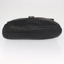 BOTTEGA VENETA INTRECCIATO Business Bag Leather Black 113095 Auth bs32187-9