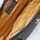 Gianni Versace Tote Bag Nylon Leather Black Gold Auth bs32188-10