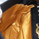 Gianni Versace Tote Bag Nylon Leather Black Gold Auth bs32188-23