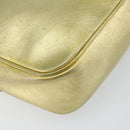 VERSACE Shoulder Bag Leather Gold Auth bs32189-14