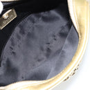 VERSACE Shoulder Bag Leather Gold Auth bs32189-12