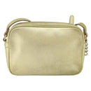 VERSACE Shoulder Bag Leather Gold Auth bs32189-2