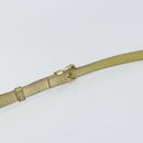 VERSACE Shoulder Bag Leather Gold Auth bs32189-8