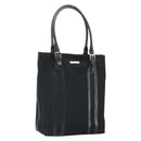 GUCCI Tote Bag Canvas Leather Black Silver 001 1098 2123 Auth bs32193-1