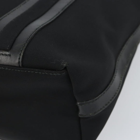 GUCCI Tote Bag Canvas Leather Black Silver 001 1098 2123 Auth bs32193