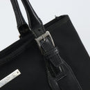 GUCCI Tote Bag Canvas Leather Black Silver 001 1098 2123 Auth bs32193-10