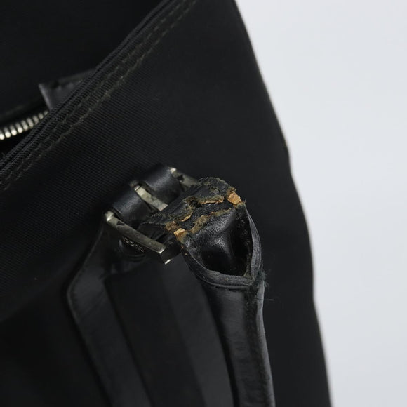 GUCCI Tote Bag Canvas Leather Black Silver 001 1098 2123 Auth bs32193