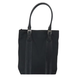 GUCCI Tote Bag Canvas Leather Black Silver 001 1098 2123 Auth bs32193 - 0