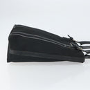 GUCCI Tote Bag Canvas Leather Black Silver 001 1098 2123 Auth bs32193-3