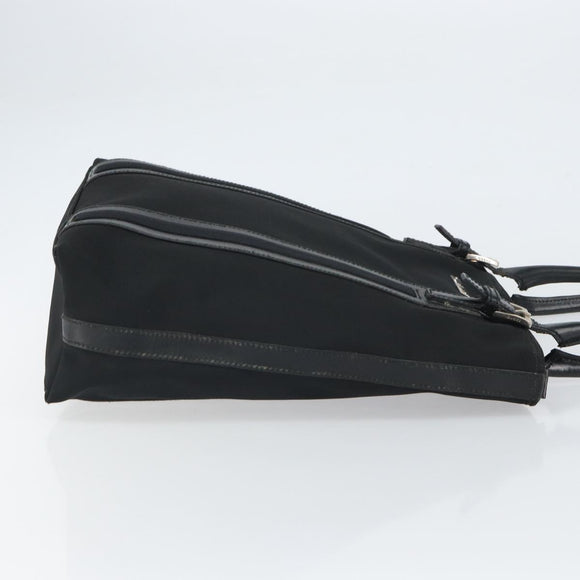 GUCCI Tote Bag Canvas Leather Black Silver 001 1098 2123 Auth bs32193