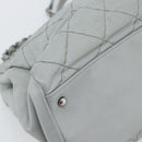 CHANEL Ultra Stitch Chain Schoudertas Leer Grijs CC Auth bs32201-15