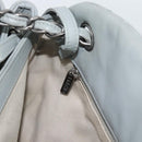 CHANEL Ultra Stitch Chain Schoudertas Leer Grijs CC Auth bs32201-21