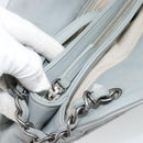CHANEL Ultra Stitch Chain Schoudertas Leer Grijs CC Auth bs32201-12