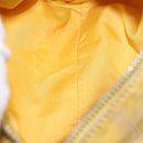 CHANEL New Travel line Shoulder Bag Nylon Yellow Silver CC Auth bs32204-10