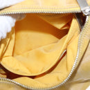 CHANEL New Travel line Shoulder Bag Nylon Yellow Silver CC Auth bs32204-24
