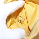 CHANEL New Travel line Shoulder Bag Nylon Yellow Silver CC Auth bs32204-11