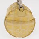 CHANEL New Travel line Shoulder Bag Nylon Yellow Silver CC Auth bs32204-3