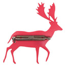 CHANEL Brooch plastic Pink CC Auth bs32206-3