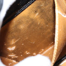 LOEWE Anagram Hand Bag Leather Black Gold Auth bs32207-11
