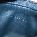 Christian Dior Trotter Canvas Saddle Pouch Navy Gold Auth bs32208V-18