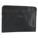 GUCCI Clutch Bag Leather Black 015 399 0282 Auth bs32210-1