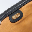 GUCCI Clutch Bag Leather Black 015 399 0282 Auth bs32210-9