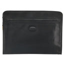 GUCCI Clutch Bag Leather Black 015 399 0282 Auth bs32210-13