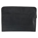 GUCCI Clutch Bag Leather Black 015 399 0282 Auth bs32210-2