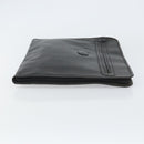 GUCCI Clutch Bag Leather Black 015 399 0282 Auth bs32210-3