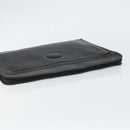 GUCCI Clutch Bag Leather Black 015 399 0282 Auth bs32210-5
