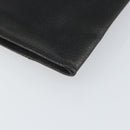 GUCCI Clutch Bag Leather Black 015 399 0282 Auth bs32210-14