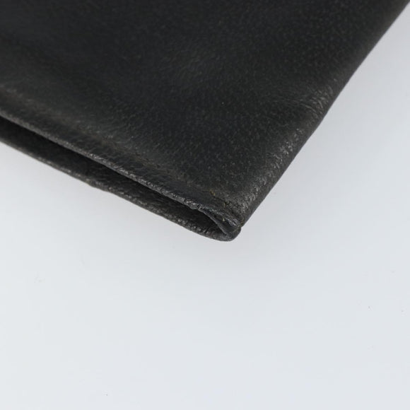 GUCCI Clutch Bag Leather Black 015 399 0282 Auth bs32210