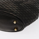 BALLY Chain Shoulder Bag Patent leather Gold Black Auth bs32211-13