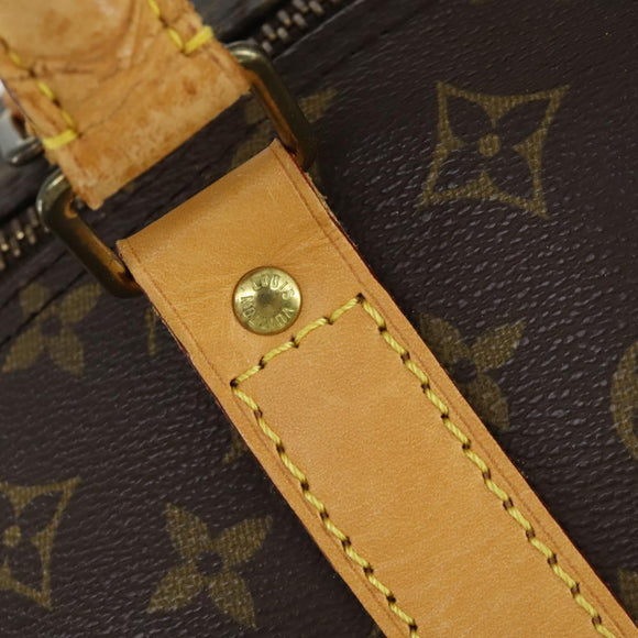 LOUIS VUITTON Monogram Keepall Bandouliere 60 Boston Bag M41412 LV Auth bs32216