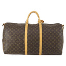 LOUIS VUITTON Monogram Keepall Bandouliere 60 Boston Bag M41412 LV Auth bs32216-2